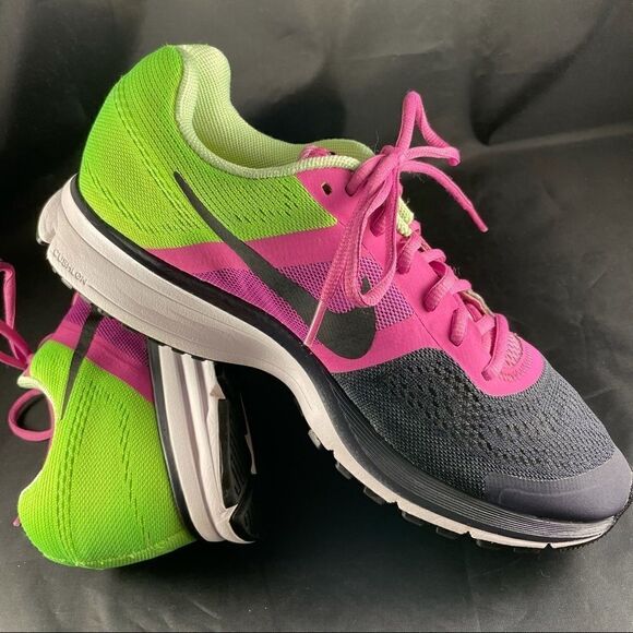 Excellent Nike air zoom Pegasus 30 pink lime grey - Picture 3 of 8